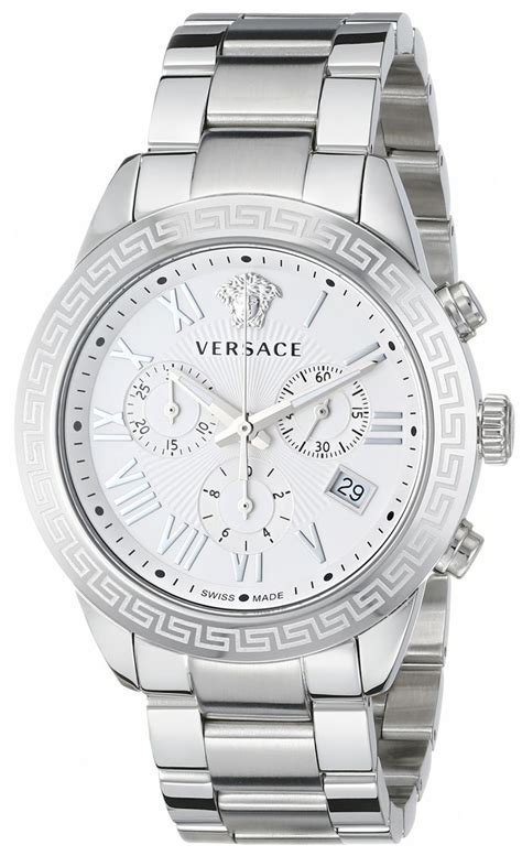 gold men's versace watches|silver Versace watch men.